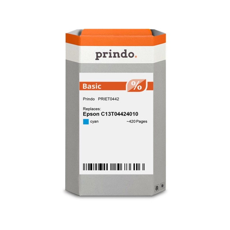 ORIGINAL Prindo Cartuccia d'inchiostro ciano PRIET0442 Basic L ~420 Seiten