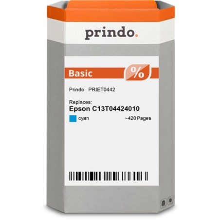 ORIGINAL Prindo Cartuccia d'inchiostro ciano PRIET0442 Basic L ~420 Seiten