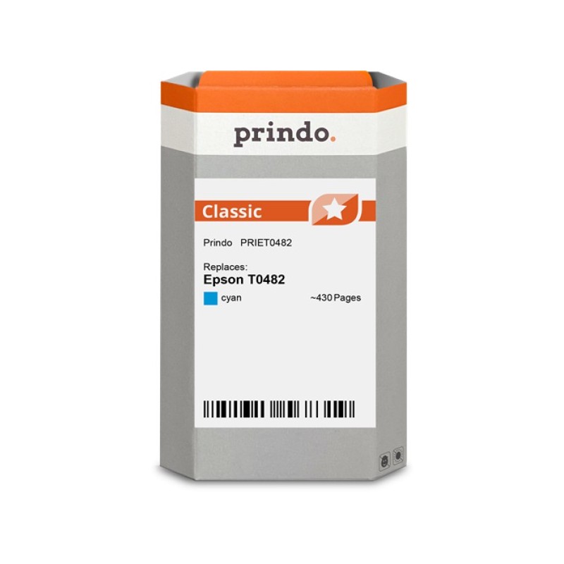 ORIGINAL Prindo Cartuccia d'inchiostro ciano PRIET0482 Classic 13ml
