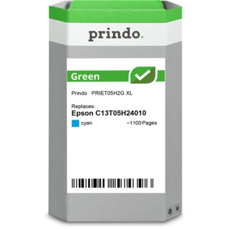 ORIGINAL Prindo Cartuccia d'inchiostro ciano PRIET05H2G Green XL ~1100 Seiten