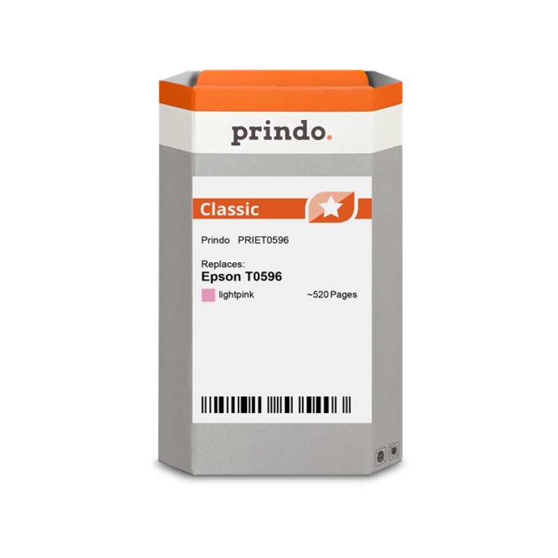 ORIGINAL Prindo Cartuccia d'inchiostro magenta (chiaro) PRIET0596 Classic 13ml compatibile con Epson T0596 (C13T05964010)