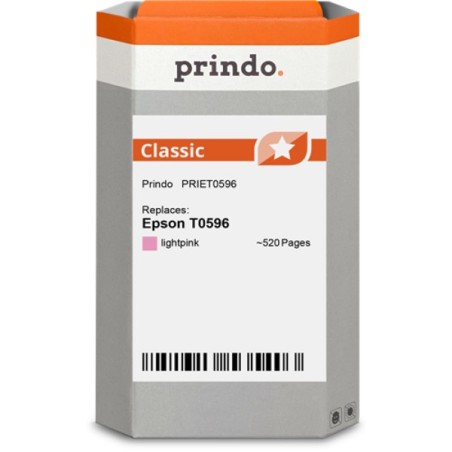 ORIGINAL Prindo Cartuccia d'inchiostro magenta (chiaro) PRIET0596 Classic 13ml compatibile con Epson T0596 (C13T05964010)