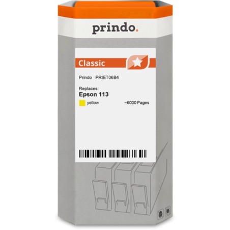 ORIGINAL Prindo Cartuccia d'inchiostro giallo PRIET06B4 Classic 70ml