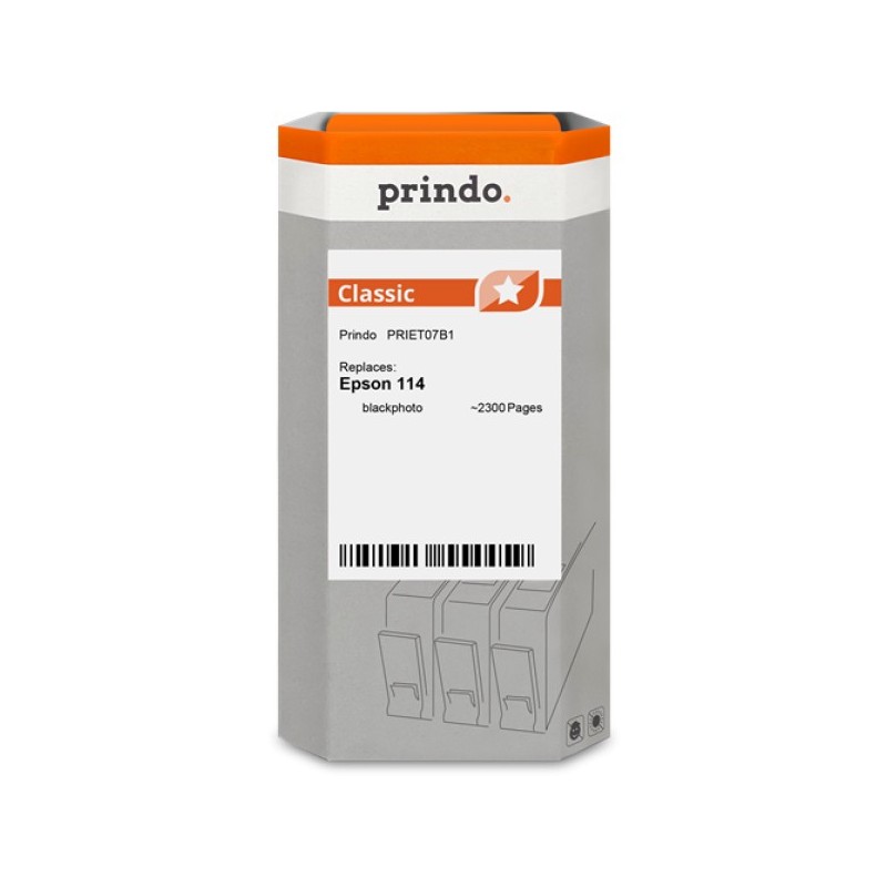 ORIGINAL Prindo Cartuccia d'inchiostro Nero (Foto) PRIET07B1 Classic 70ml