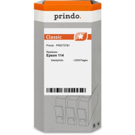 ORIGINAL Prindo Cartuccia d'inchiostro Nero (Foto) PRIET07B1 Classic 70ml