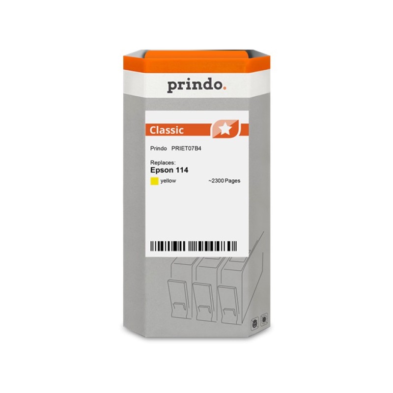 ORIGINAL Prindo Cartuccia d'inchiostro giallo PRIET07B4 Classic 70ml