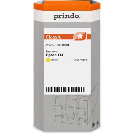 ORIGINAL Prindo Cartuccia d'inchiostro giallo PRIET07B4 Classic 70ml
