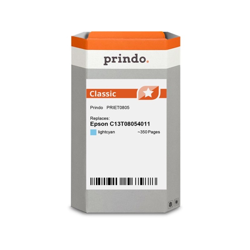 ORIGINAL Prindo Cartuccia d'inchiostro ciano (chiaro) PRIET0805 Classic ~350 Seiten