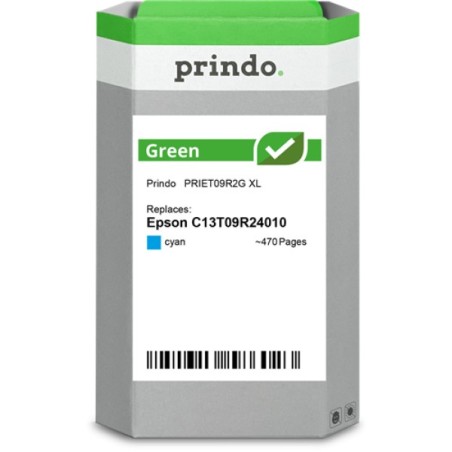 ORIGINAL Prindo Cartuccia d'inchiostro ciano PRIET09R2G Green XL ~470 Seiten