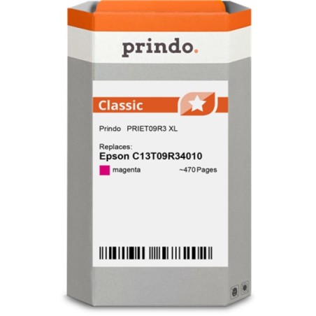 ORIGINAL Prindo Cartuccia d'inchiostro magenta PRIET09R3 Classic XL ~470 Seiten