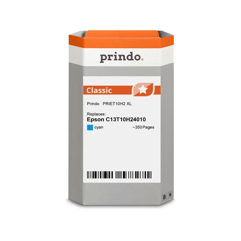 ORIGINAL Prindo Cartuccia d'inchiostro ciano PRIET10H2 Classic XL ~350 Seiten