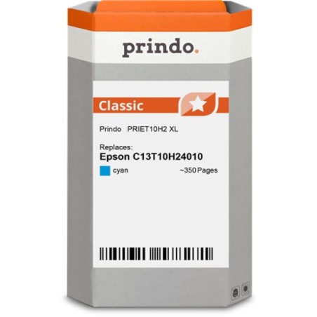 ORIGINAL Prindo Cartuccia d'inchiostro ciano PRIET10H2 Classic XL ~350 Seiten