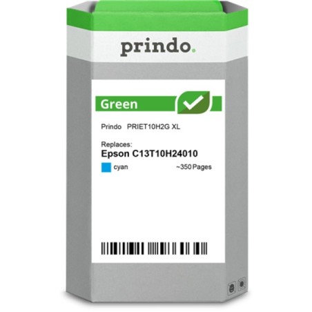 ORIGINAL Prindo Cartuccia d'inchiostro ciano PRIET10H2G Green XL ~350 Seiten