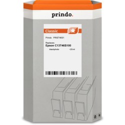 ORIGINAL Prindo Cartuccia d'inchiostro Nero (Foto) PRIET46S1 Classic 25ml