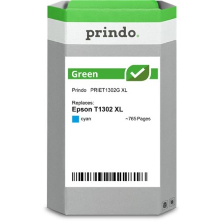 ORIGINAL Prindo Cartuccia d'inchiostro ciano PRIET1302G Green XL ~755 Seiten