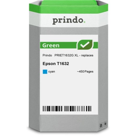 ORIGINAL Prindo Cartuccia d'inchiostro ciano PRIET1632G Green XL ~450 Seiten