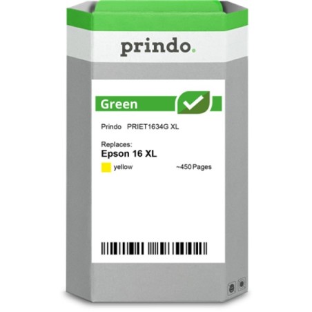 ORIGINAL Prindo Cartuccia d'inchiostro giallo PRIET1634G Green XL ~450 Seiten
