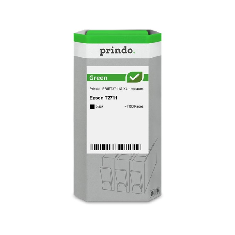 ORIGINAL Prindo Cartuccia d'inchiostro nero PRIET2711G Green XL ~1100 Seiten