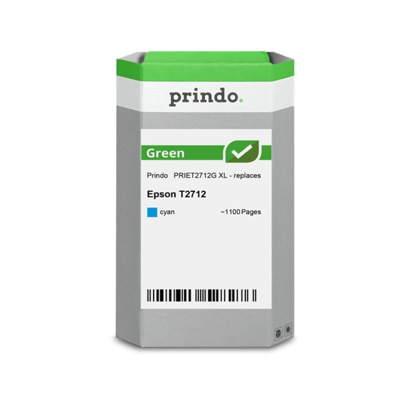 ORIGINAL Prindo Cartuccia d'inchiostro ciano PRIET2712G Green XL ~1100 Seiten