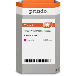 ORIGINAL Prindo Cartuccia d'inchiostro magenta PRIET2713 Classic XL ~1100 Seiten 14ml alternativa per Epson T2713 (C13T27134010)
