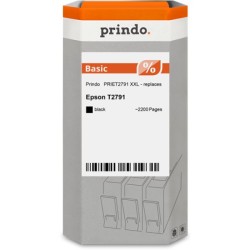 ORIGINAL Prindo Cartuccia d'inchiostro nero PRIET2791 Basic XXL ~2200 Seiten 38ml alternativa per Epson T2791 (C13T27914010)