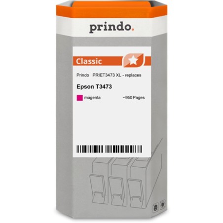 ORIGINAL Prindo Cartuccia d'inchiostro magenta PRIET3473 Classic XL ~950 Seiten