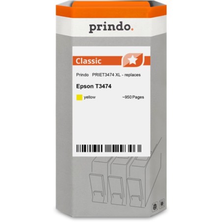ORIGINAL Prindo Cartuccia d'inchiostro giallo PRIET3474 Classic XL ~950 Seiten