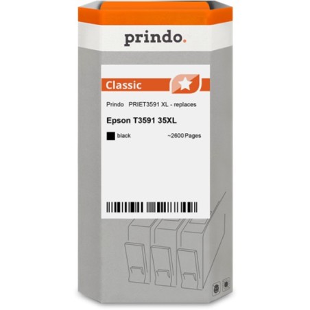 ORIGINAL Prindo Cartuccia d'inchiostro nero PRIET3591 Classic XL ~2600 Seiten