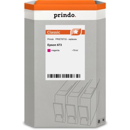 ORIGINAL Prindo Cartuccia d'inchiostro magenta PRIET6733 Classic 70ml