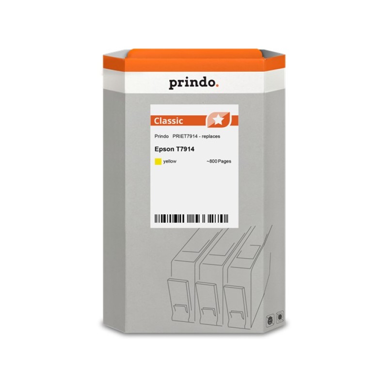 ORIGINAL Prindo Cartuccia d'inchiostro giallo PRIET7914 Classic ~800 Seiten 6,5ml