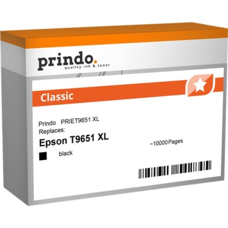 ORIGINAL Prindo Cartuccia d'inchiostro nero PRIET9651 Classic XL ~10000 Seiten