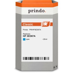 ORIGINAL Prindo Cartuccia d'inchiostro ciano PRIHP3ED67A Classic 29ml