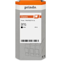 ORIGINAL Prindo Cartuccia d'inchiostro nero PRIHP3ED71A Classic XL 80ml