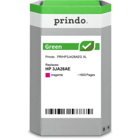 ORIGINAL Prindo Cartuccia d'inchiostro magenta PRIHP3JA28AEG Green XL ~1600 Seiten