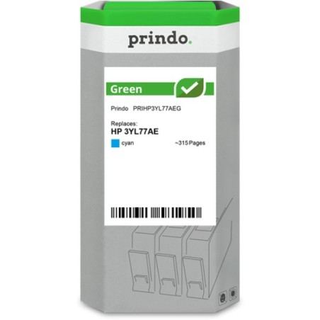 ORIGINAL Prindo Cartuccia d'inchiostro ciano PRIHP3YL77AEG Green ~315 Seiten