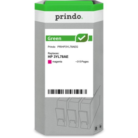 ORIGINAL Prindo Cartuccia d'inchiostro magenta PRIHP3YL78AEG Green ~315 Seiten