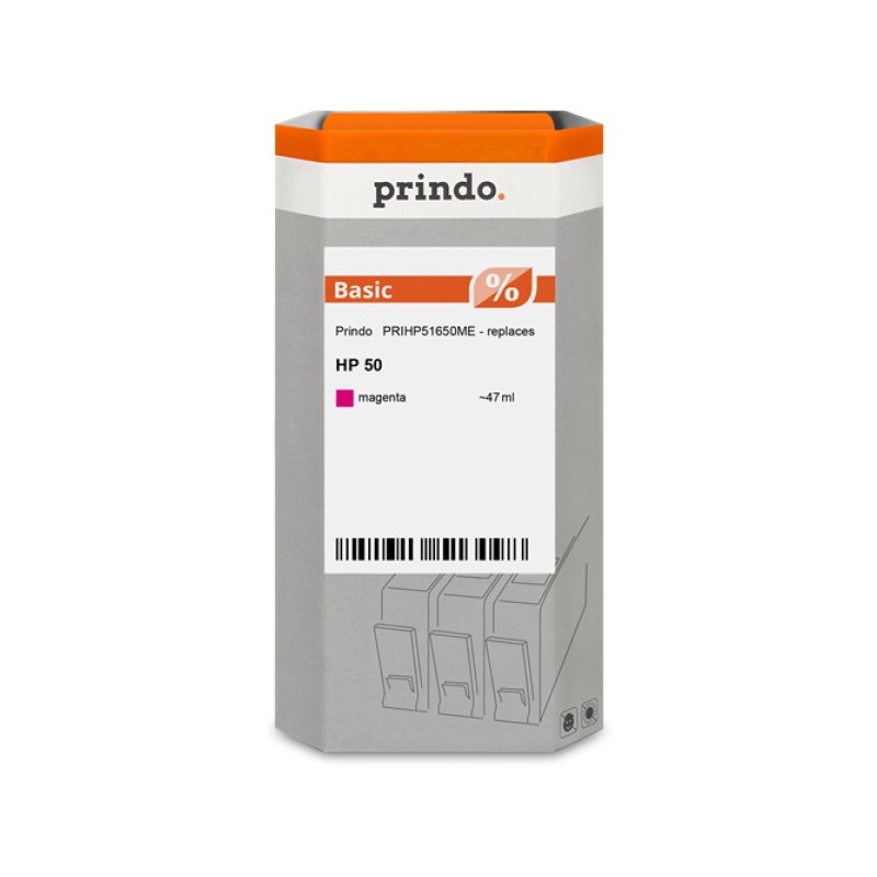 ORIGINAL Prindo Cartuccia d'inchiostro magenta PRIHP51650ME Basic 47ml