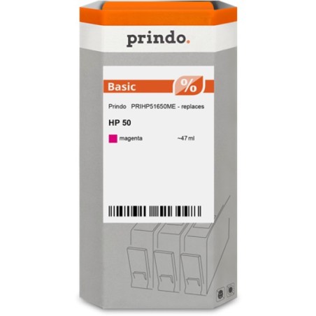 ORIGINAL Prindo Cartuccia d'inchiostro magenta PRIHP51650ME Basic 47ml