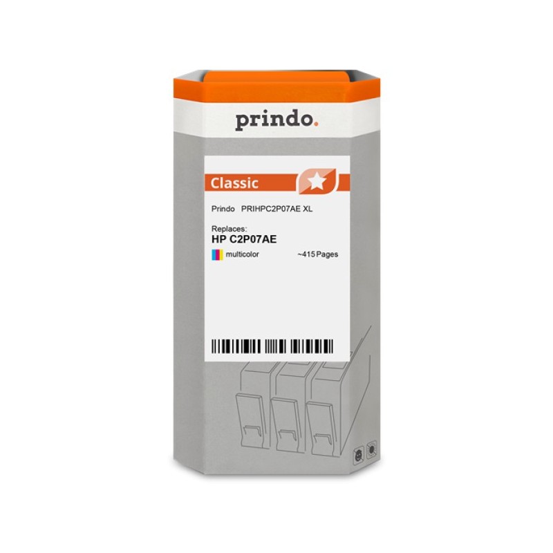 ORIGINAL Prindo Cartuccia d'inchiostro differenti colori PRIHPC2P07AE Classic XL ~415 Seiten