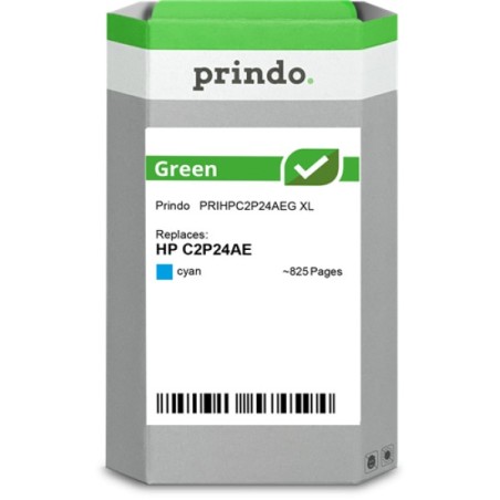 ORIGINAL Prindo Cartuccia d'inchiostro ciano PRIHPC2P24AEG Green XL ~825 Seiten