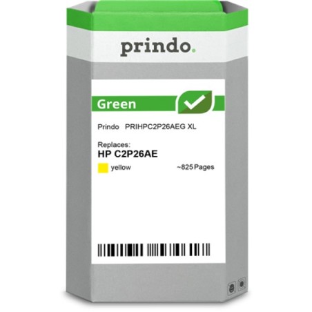 ORIGINAL Prindo Cartuccia d'inchiostro giallo PRIHPC2P26AEG Green XL ~825 Seiten
