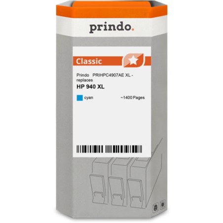ORIGINAL Prindo Cartuccia d'inchiostro ciano PRIHPC4907AE Classic XL ~1400 Seiten