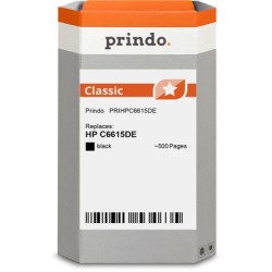 ORIGINAL Prindo Cartuccia d'inchiostro nero PRIHPC6615DE Classic ~500 Seiten Prindo BASIC: L'alternativa economica per HP C6615D