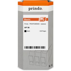 ORIGINAL Prindo Cartuccia d'inchiostro nero PRIHPC6656AE Basic ~520 Seiten Prindo BASIC: L'alternativa economica per HP C6656AE 