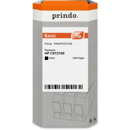 ORIGINAL Prindo Cartuccia d'inchiostro nero PRIHPC8727AE Basic 10ml