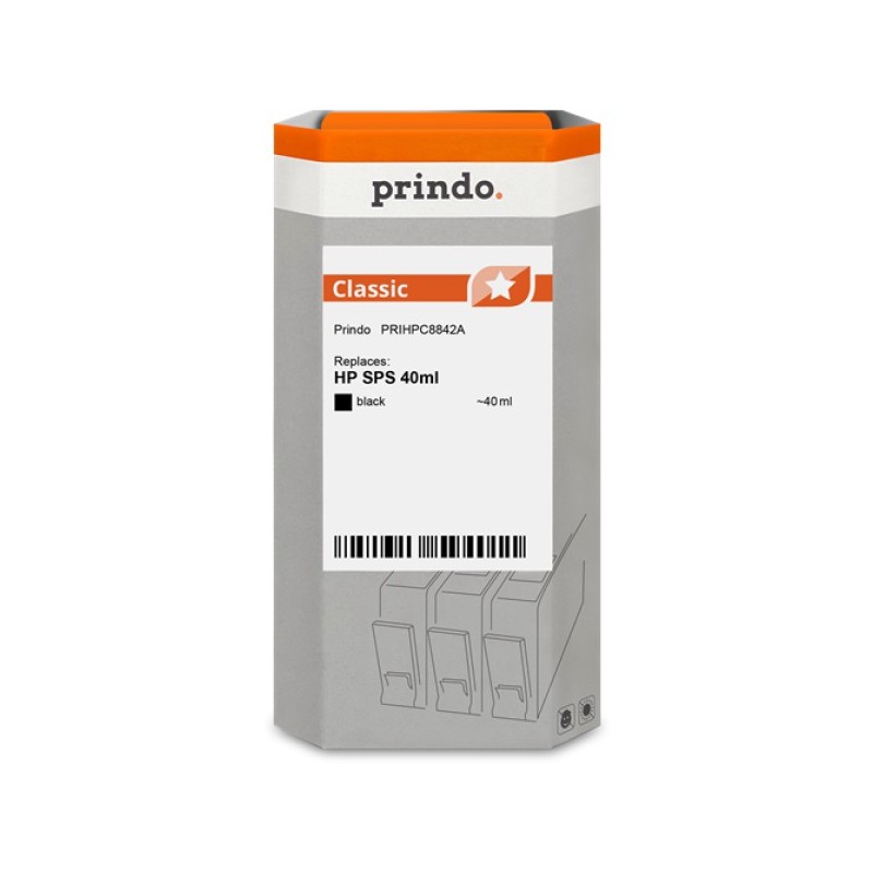 ORIGINAL Prindo Cartuccia d'inchiostro nero PRIHPC8842A Classic 40ml