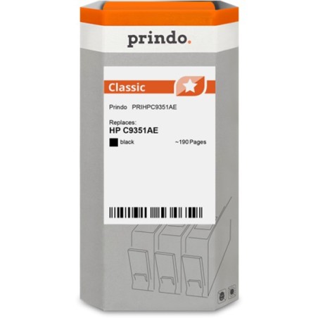 ORIGINAL Prindo Cartuccia d'inchiostro nero PRIHPC9351AE Classic ~190 Seiten Prindo BASIC: L'alternativa economica per HP C9351A
