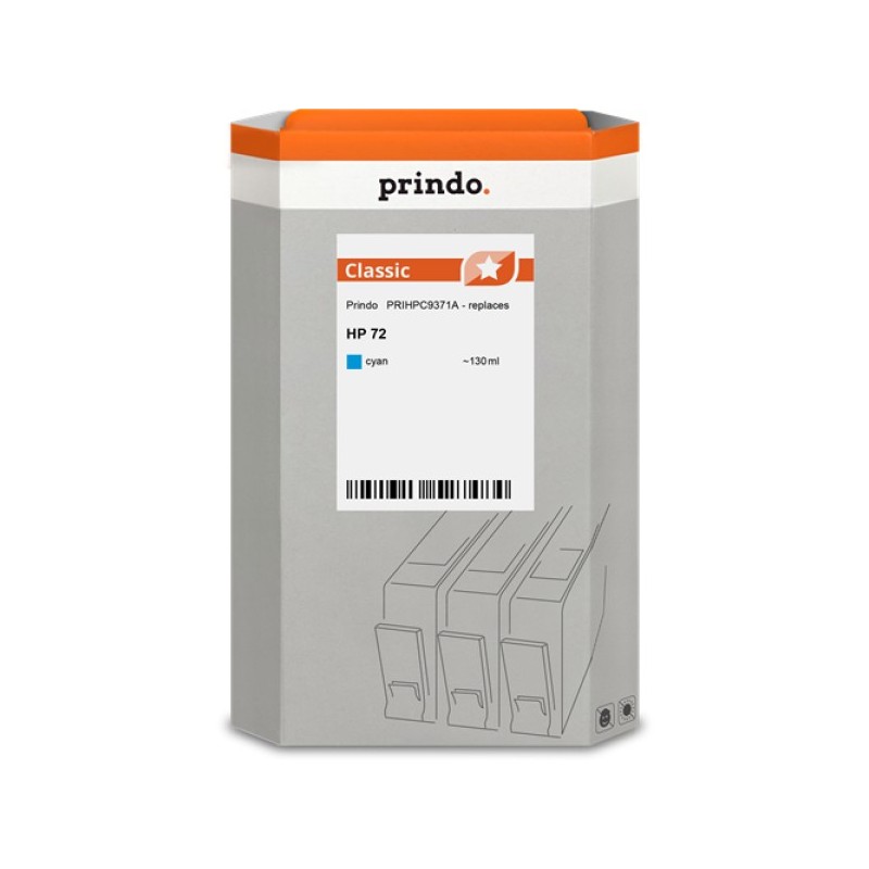 ORIGINAL Prindo Cartuccia d'inchiostro ciano PRIHPC9371A Classic 130ml
