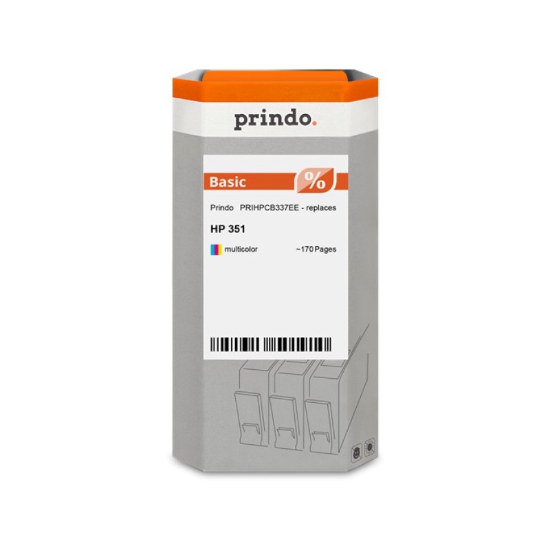 ORIGINAL Prindo Cartuccia d'inchiostro differenti colori PRIHPCB337EE Basic ~170 Seiten Prindo BASIC: L'alternativa per HP CB337