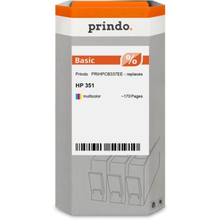 ORIGINAL Prindo Cartuccia d'inchiostro differenti colori PRIHPCB337EE Basic ~170 Seiten Prindo BASIC: L'alternativa per HP CB337